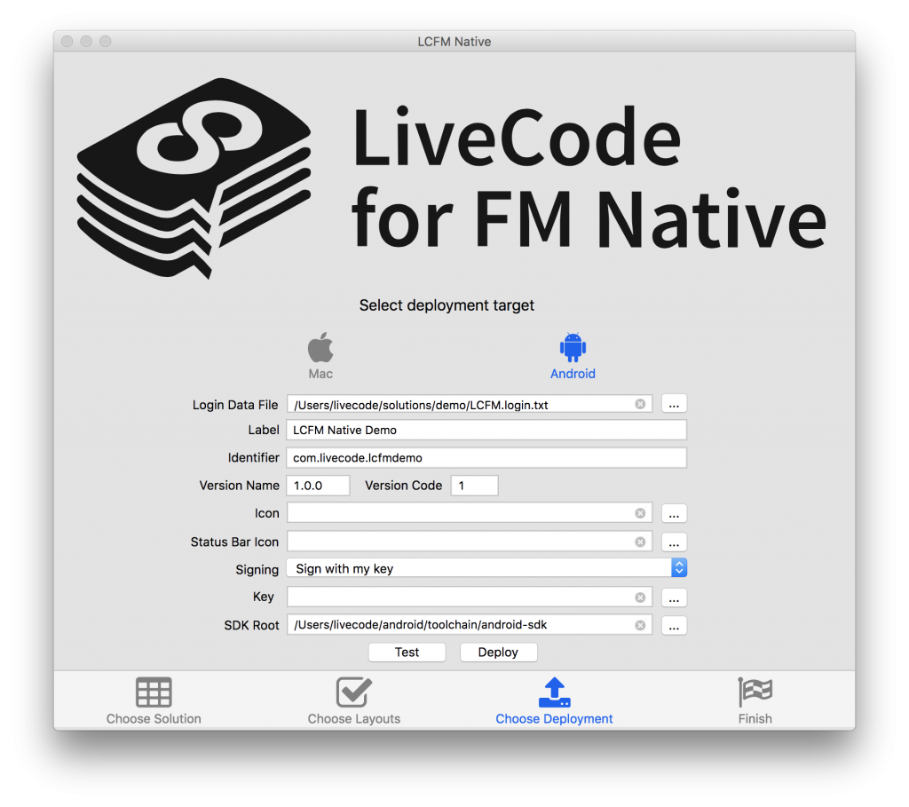 Lcfm ネイティブの進行状況の更新をデモで Livecode For Fm